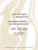 Marble Save the Date