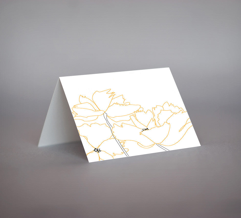 Poppy Notecard Set